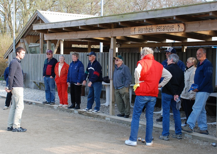 Eric Geraci og meget interessede spillere 14. april 2009